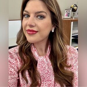 VTG VINTAGE Coquette puffy bow neck 𝅺70’s Secretary Blouse Sz 14 *2 for 20*